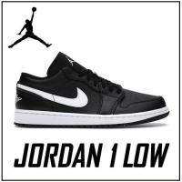 ราคา แท้ NIKE Air Jordan 1 Low AJ1 - Black White รองเท้าลำลองผู้ชายแฟชั่นคลาสสิก - สีขาว/สีดำ (13181357795)