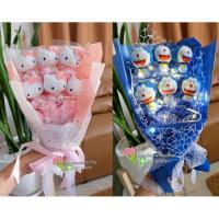 ราคา พร้อมส่ง 1-2วันได้รับของ ช่อดอกไม้การ์ตูนคิตตี้ สติช โตโตโร่ ช่อดอกไม้โดเรม่อน มีไฟ มีถุงหิ้ว ของขวัญวาเลนไทน์ (7037716553)