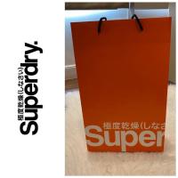 ราคา Used Superdry Paper Bag ถุงกระดาษแบรนด์เนม แท้ ซูเปอร์ดราย สีส้ม สดใส มือสอง สภาพดี (พร้อมส่ง) (5055627364)