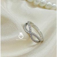 ราคา แหวน 0463 รุ่นฟรีไซส์ เคลือบทองคำขาว หนัก 1 สลึง แหวนมินิมอล งานเกาหลี แหวนน่ารัก แหวนเก๋ แหวนเพชร แหวน (16510916747)