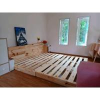 ราคา เตียงไม้พาเลทปิดหัวเตียงพื้นไม้ระแนง✨ค่าจัดส่งทักแชทจ้า✨ (7259408456)