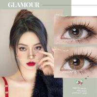 ราคา คอนแทคเลนส์ รุ่น Glamour เทา/ตาล Gray/Brown มีค่าสายตา (0.00)-(10.00) (13590405033)