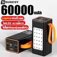 ราคา SUNESY พาวเวอร์แบงค์60000mAh 100W Power Bank เพาเวอร์แบงค์ พาวเวอแบงค์แท้ แบตสำรอง เพาเวอแบงค์แท้ เเบตสำรอง (20267246453)