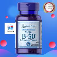 ราคา Puritan's Pride Vitamin B-50® Complex Timed Release / 60 Caplets (21738286329)