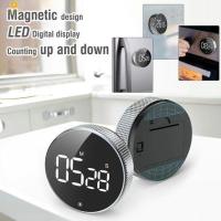 ราคา ตนเองควบคุมโรตารีจับเวลาแม่เหล็กดูด Led ปิดเสียงจับเวลาขนาดใหญ่จอแอลซีดีดิจิตอลครัวทำอาหารจับเวลา Countup นับถอยหลังนาฬิกาปลุกดั (14890638033)