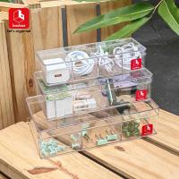 ราคา boxbox กล่องพลาสติกใสใส่ของ กล่องใส่อุปกรณ์ D.I.Y 6241(S)7.2x20x4.3ซม. 637(M)10.2x21x5.6 ซม. 6231(L)13.3 x 23 x 5.9ซม. (20035368739)