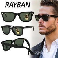 ราคา ของแท้ Ray _ Ban Wayfarer แว่นตากันแดดโพลาไรซ์ RB2140 901/58 สีดํา QLX0 (23330356689)