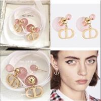 ราคา ต่างหู Dior CD ดิออร์ ก้านเงินแท้ (23606905054)