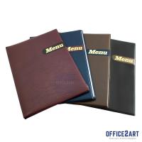 ราคา แฟ้มเมนู แฟ้มเมนูอาหารปกหนัง MENU A4 V-559 12 แผ่น ใส่เมนูได้หน้า-หลัง แฟ้มใส่เมนู แฟ้มโชว์เมนู ที่ใส่เมนู เมนูอาหาร (7820865916)