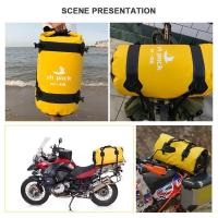 ราคา กระเป๋ามัดหลังกันน้ำ กระเป๋าข้างมอเตอร์ไซค์ กระเป๋ากันน้ํามอเตอร์ไซค์ กันน้ำ กันฝน 40/80L กระเป๋าหลังทัวร์ริ่ง มี2สายยาง (11117898062)