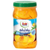 ราคา โดลลูกพีชในน้ำเชื่อมขนาด 666กรัมDole Sliced Peach in Syrup 666g. (16287111050)