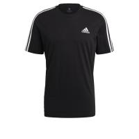 ราคา adidas ไลฟ์สไตล์ เสื้อยืด Essentials 3-Stripes ผู้ชาย สีดำ GL3732 (7265035991)
