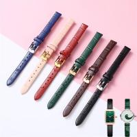 ราคา สายนาฬิกาข้อมือ สายหนังวัวแท้ ขนาดเล็ก 8 มม. 10 มม. 12 มม. 14 มม. 16 มม. 18 มม. 20 มม. แต่งหัวเข็มขัดโลหะ สีทอง แฟชั่นสําหรับผู้ (16542117599)