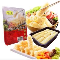 ราคา ฟองเต้าหู้ม้วน ฟองเต้าหู้ทอดม้วน ทานคู่กับชาบู สุกี้ หมาล่าหม้อไฟ 三秒钤钤卷 ขนาด 96g-180g (20677341432)