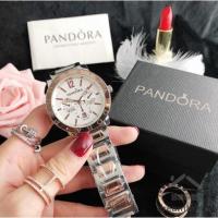 ราคา Pandora Jam Tangan Wanita Pandora นาฬิกาข้อมือ สายสแตนเลส สําหรับผู้หญิง (14921732301)
