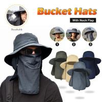 ราคา หมวกกันแดด 360 องศา มีผ้าปิดหน้า ถอดแยกชิ้นได้ กันแดด กันรังสีUV หมวกปีกกว้าง ปิดหน้า ปิดต้นคอ หมวกบัคเก็ต ทรงปีกรอบ (11433698270)