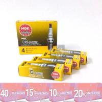 ราคา หัวหัวเทียนเข็ม NGK 1 กล่อง 4 หัว เบอร์ BKR6EGP (7092) NGK แท้ รถยนต์ที่ติดแก๊ส (1336219299)