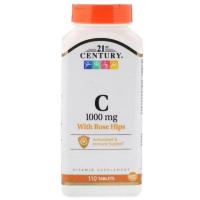ราคา ถูกสุด! วิตามินซี1000มิลลิกรัม 110เม็ด 21st Century, Vitamin C , 1000 mg , 110 Tablets c1000 (2019239947)