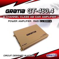 ราคา GRATIA เพาเวอร์แอมป์ AB/4CH เสียงดี แบรนด์ดัง รุ่นGT-460.4 5000W ของแท้ รับประกันจากศูนย์ (14352286894)