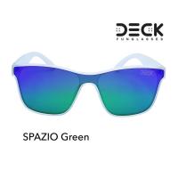 ราคา DECK แว่นตากันแดด รุ่น SPAZIO กรอบขาว สีเลนส์ Green reflex (7232755973)