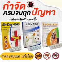 ราคา En dex 12000 เห็บ หมัด ไร ขี้เรื้อน สุนัข แมว ( 1 กล่อง 10 เม็ด ) (23744457241)