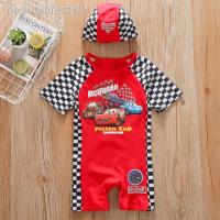 ราคา ✐▩New Boy s Swimsuit ชุดว่ายน้ำวันพีช McQueen Cartoon Cool Style Baby Set (9903411370)