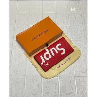 ราคา กระเป๋าตังค์หลุย กระเป๋าตังค์สุพรีม Supreme x Lv กระเป๋าตังค์พับใบยาว (8396659917)