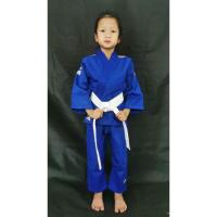 ราคา ชุดยูโด/ยูยิตสู​ เด็ก สีน้ำเงิน​ แถบไหล่สีทอง adidas Judo/Jiu-jitsu -Club (J350) (1553259802)