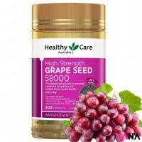 ราคา Healthy Care Grape Seed Extract 58000mg 200 Capsules (EXP:12 2024) (9816587807)