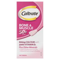 ราคา Caltrate Bone & Muscle 50+ 100 Tablets แคลเทรต สนุบสนุนกระดูกและกล้ามเนื้อ วัย 50+ (21806399494)