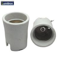 ราคา LUMITRON ขั้วหลอด E40 ขั้วเซรามิค ทรงกระบอก กระเบื้องลายทาง สำหรับหลอดเมทัลฮาไลด์ 250-400W#LHE40HID-OT (4377351091)
