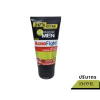 ราคา การ์นิเย่ เมน โฟม แอคโนไฟท์ แอนติแอคเน่ สครับ 150 มล. Garnier Men Acno Fight Anti-Acne Scrub in Foam 150ml. (22745770543)