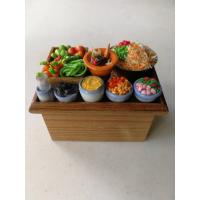 ราคา โมเดลโต๊ะไม้ เคาเตอร์ไม้ขายส้มตำไก่ย่าง ของเล่น ของจำลอง ของจิ๋ว เป็นของตกแต่งบ้าน สำนักงาน ร้านค้า (2578831278)