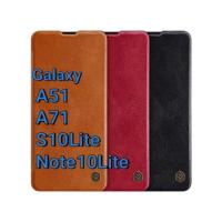 ราคา ​พร้อมส่ง​【แท้%】เคสหนังฝาพับ QIN Galaxy S10Lite​ / A51 / A71 / Note10Lite / A52 / A52s Nillkin QIN Leather Case (3521089509)
