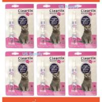 ราคา (ถูกสุดๆ) Cleartix แมว หยดป้องกันและกำจัดเห็บหมัดแมว (หมดอายุ 08/2025) (884120726)