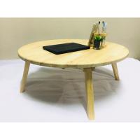 ราคา T02 โต๊ะญี่ปุ่นหน้ากลม (ผลิตจากไม้จริง) (6626337963)