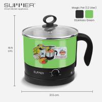 ราคา [ส่งฟรี!] SUMMER Magic Pot Noodle Cooker 1.2L. (2095305548)