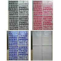 ราคา ชุด4แผ่น สติ๊กเกอร์ตัวอักษรสูง 2.7ซม. ภาษาไทย สระ วรรณยุกต์ พยัญชนะ การเรียนการสอน DIY สติ๊กเกอร์ไทย ภาษาไทย (1140362727)