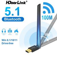 ราคา Hdoorlink อะแดปเตอร์รับส่งสัญญาณเสียงเพลง ลําโพง เมาส์ USB บลูทูธ 5.1 100 ม. 328 ฟุต 10 8 8.1 7 สําหรับคอมพิวเตอร์ PC Win 100 ม. (17190545973)