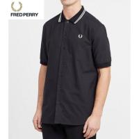 ราคา [เก็บ code ลดเพิ่ม 15%]พร้อมส่งในไทยFred Perry Flat Knit Collar Polo Shirt**ของเเท้ (1961007163)