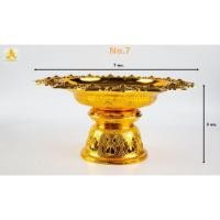 ราคา พานโตก พลาสติก สีเงิน สีทอง No.7/8/10/12/14/16 (2767719074)