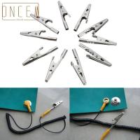 ราคา 【ONCEMOREAGAIN】Battery Clip Power Clip 2.01\" 51mm Screw Probe Silver Test Crocodile Clamps (22545052303)