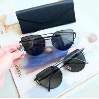 ราคา GAMT แว่นกันแดด Mirrored Cat Eye Sunglasses Metal Frame Flat Lens Women Sunglasses แว่นกันแดด ยี่ห้อแกมท์. (260889901)