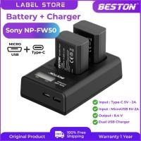 ราคา แบตกล้องSony NP-FW50+แท่นชาร์จ(Type-C/MicroUSB) สำหรับ Sony A5000 A5100 A6000 A6300 A6400 A6500 A7 A7II A7RII ZV-E10 (2165871339)