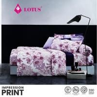 ราคา LOTUS ชุดผ้าปู 5 ฟุต 5 ชิ้น ลายLI 065 รุ่น Impression Print ส่งฟรี (1578208292)