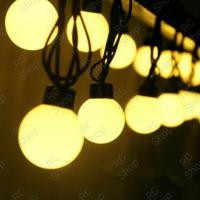 ราคา ไฟปิงปอง LED ไฟประดับ / ไฟตกแต่ง(ลูกใหญ่) ความยาว 4.5-5 เมตร 20 ดวงไฟ (เสียบปลั๊กไฟบ้านใช้งานได้เลย) (4905279455)