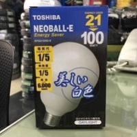 ราคา TOSHIBA หลอดทรงกลม 21w แสงขาว / หลอดลูกแพร 7w / 9w / 13w (5378801241)