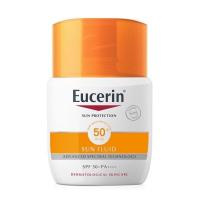 ราคา Eucerin Sun Fluid Mat SPF50+ ยูเซอริน ครีมกันแดด สำหรับผิวบอบบาง แพ้ง่าย เนื้อฟลูอิดบางเบา ลดฝ้าแดด ขนาด 50 ml 12184 (1347985981)
