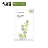 ราคา NATURE REPUBLIC REAL NATURE TEA TREE MASK SHEET มาส์กหน้า สูตรทีทรี (3278913265)