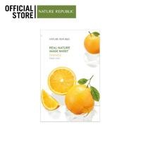 ราคา NATURE REPUBLIC REAL NATURE ORANGE MASK SHEET (23ML) มาส์กหน้าบำรุงผิว สูตรส้ม (9411710528)